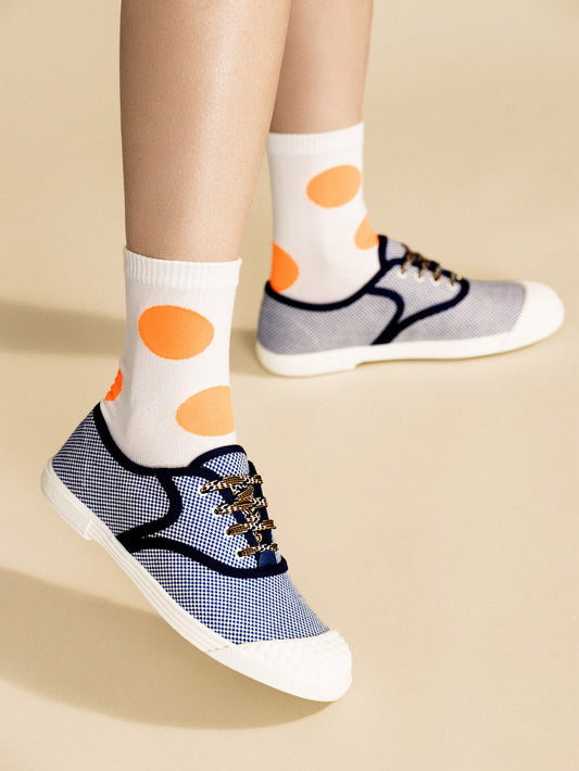 Hansel from Basel: Rie Crew Sock - Orange