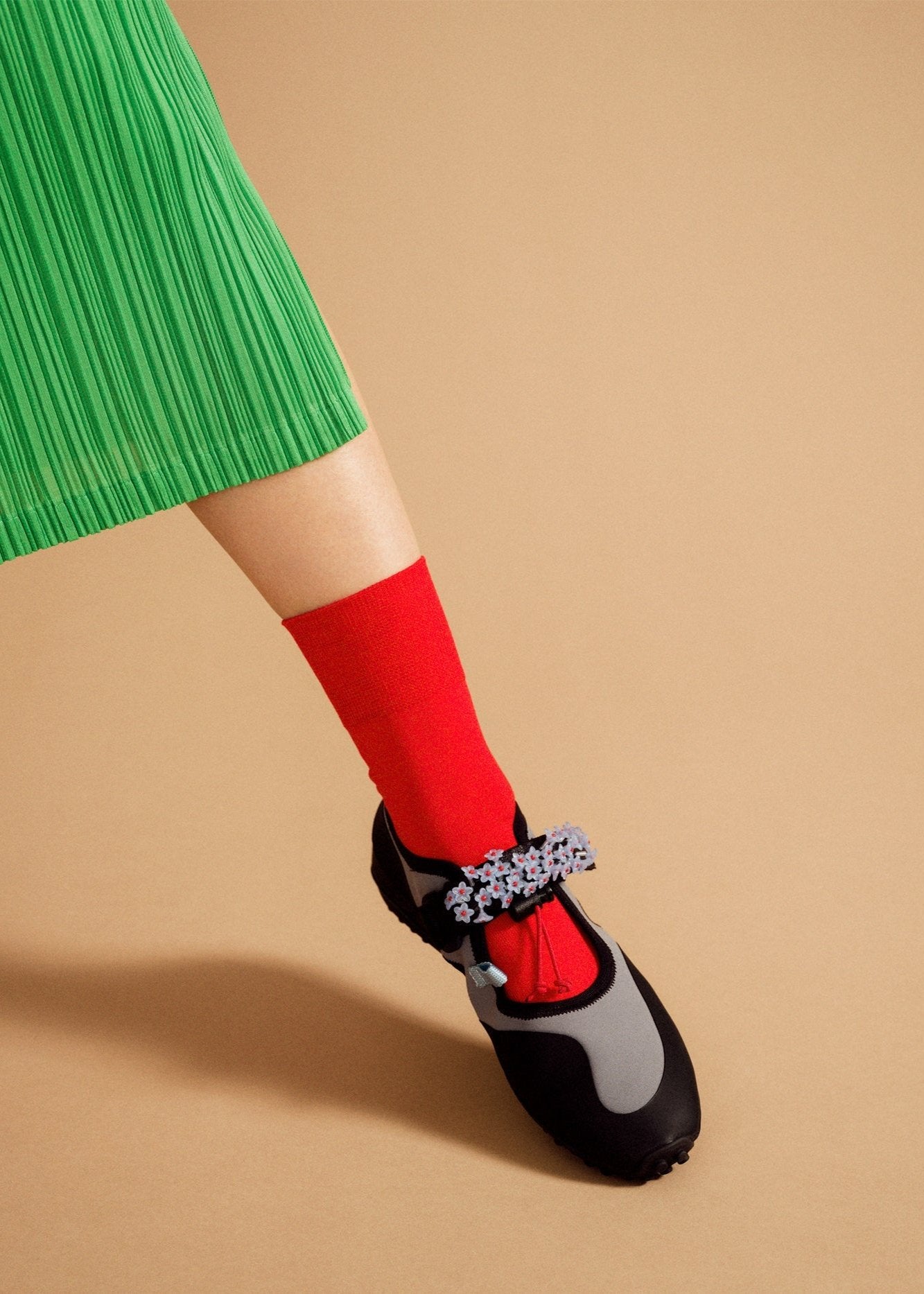 Hansel from Basel: Trouser Crew Sock - Candy Apple