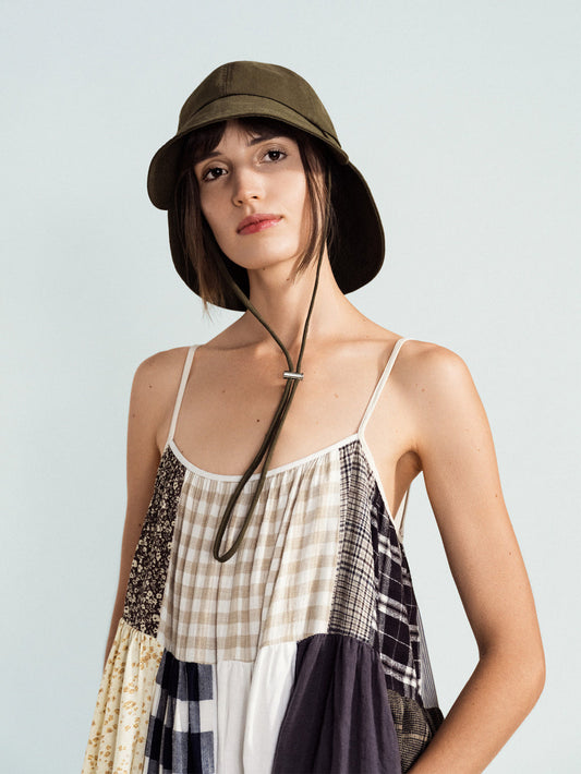 Hansel from Basel: Tulip Bucket Hat - Olive