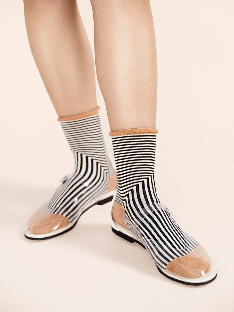 Hansel from Basel: Corbusier Crew Sock - Black