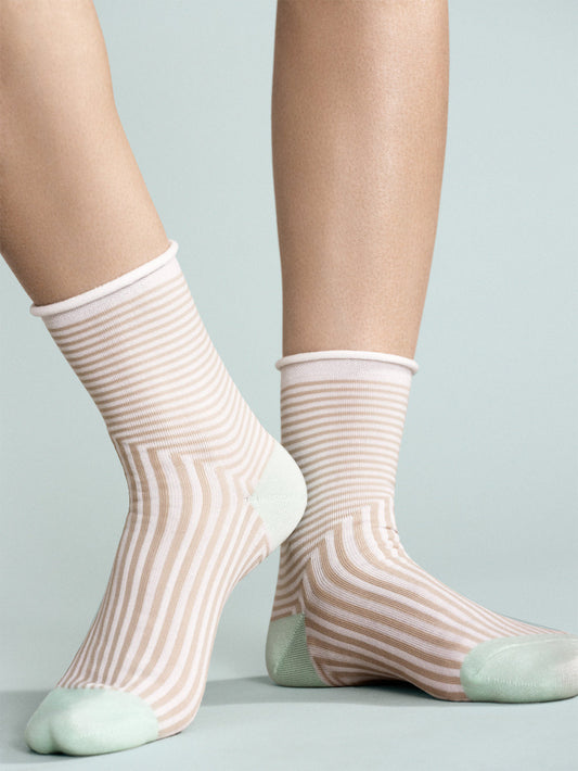 Hansel from Basel: Corbusier Crew Sock - Mint