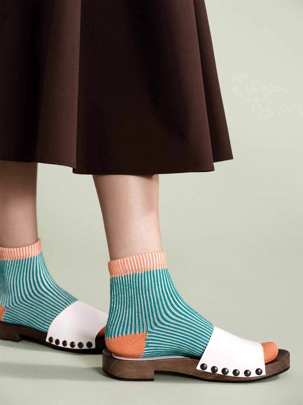 Hansel from Basel: Umbrella Short Crew Sock - Watermelon