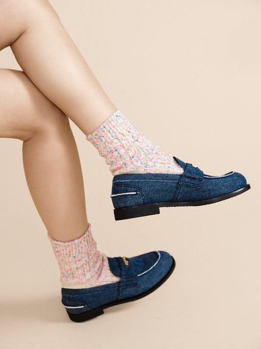 Hansel From Basel: Disco Crew Sock - Sprinkles