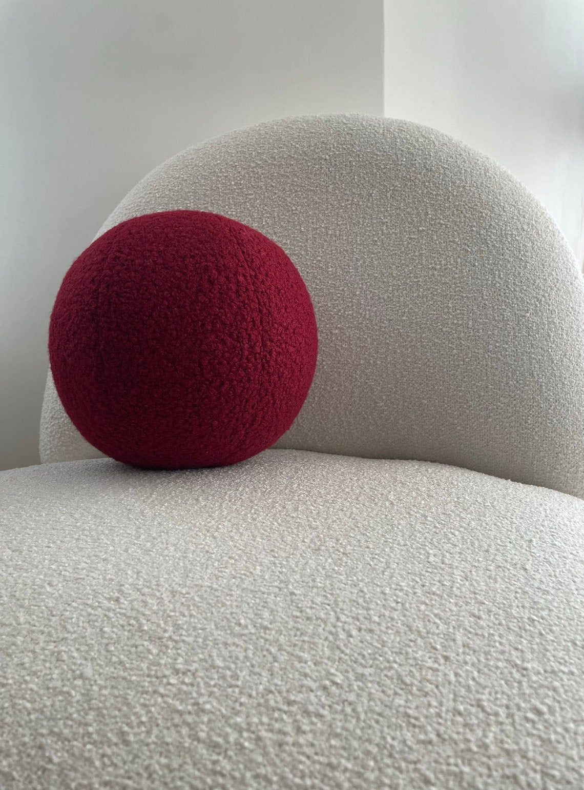 Belgin K.: Boucle Ball Pillow 6"
