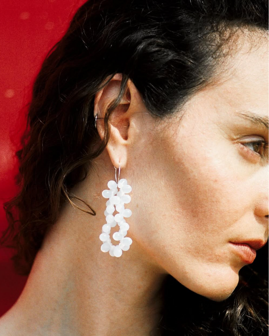 Jacob: Jana Earring - White