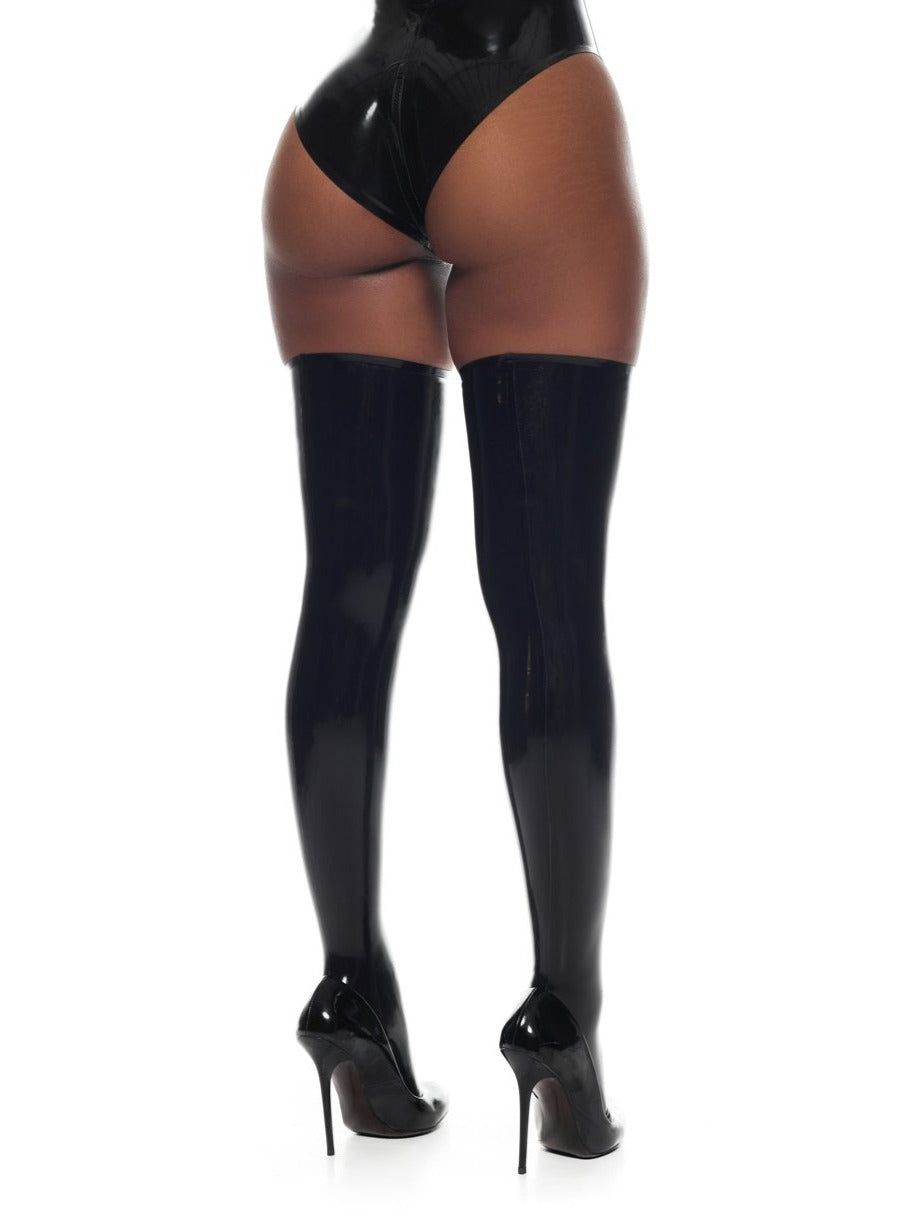 Anoeses: Stella001 Latex Stockings - Black