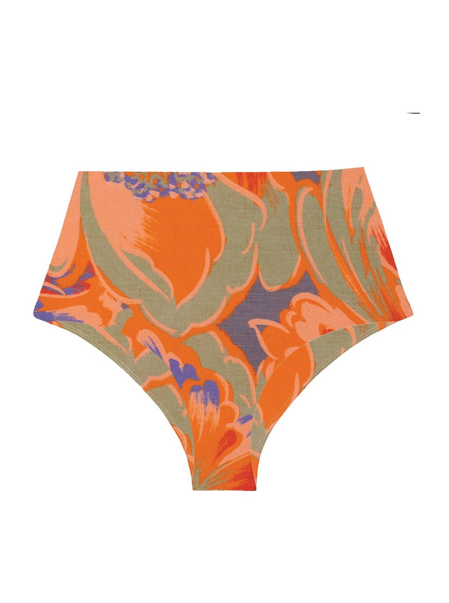 Mikoh: Lami High-Waisted Bikini Bottom - Vivid Floral