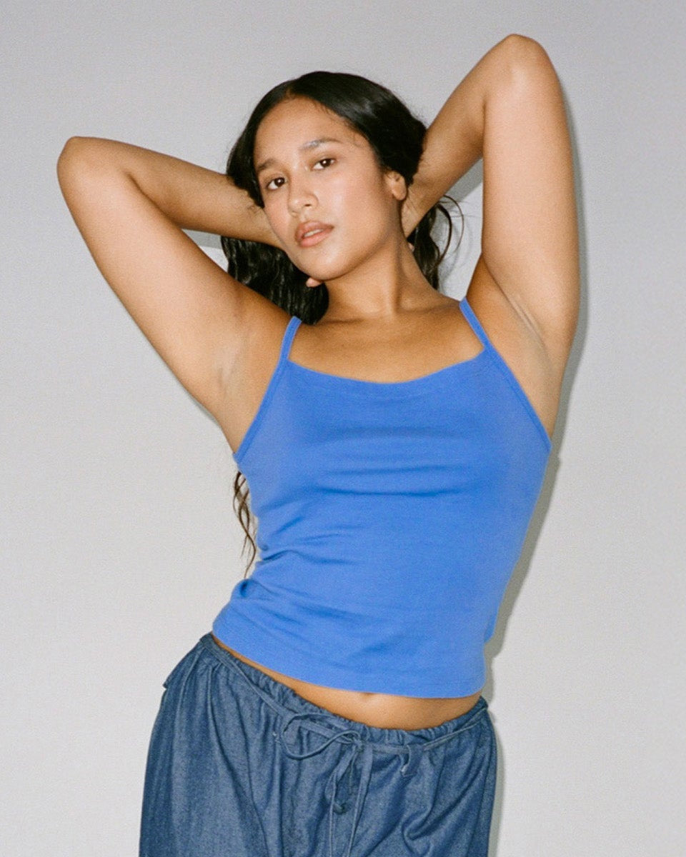 Gil Rodriguez: LaPointe Tank - Violet Blue