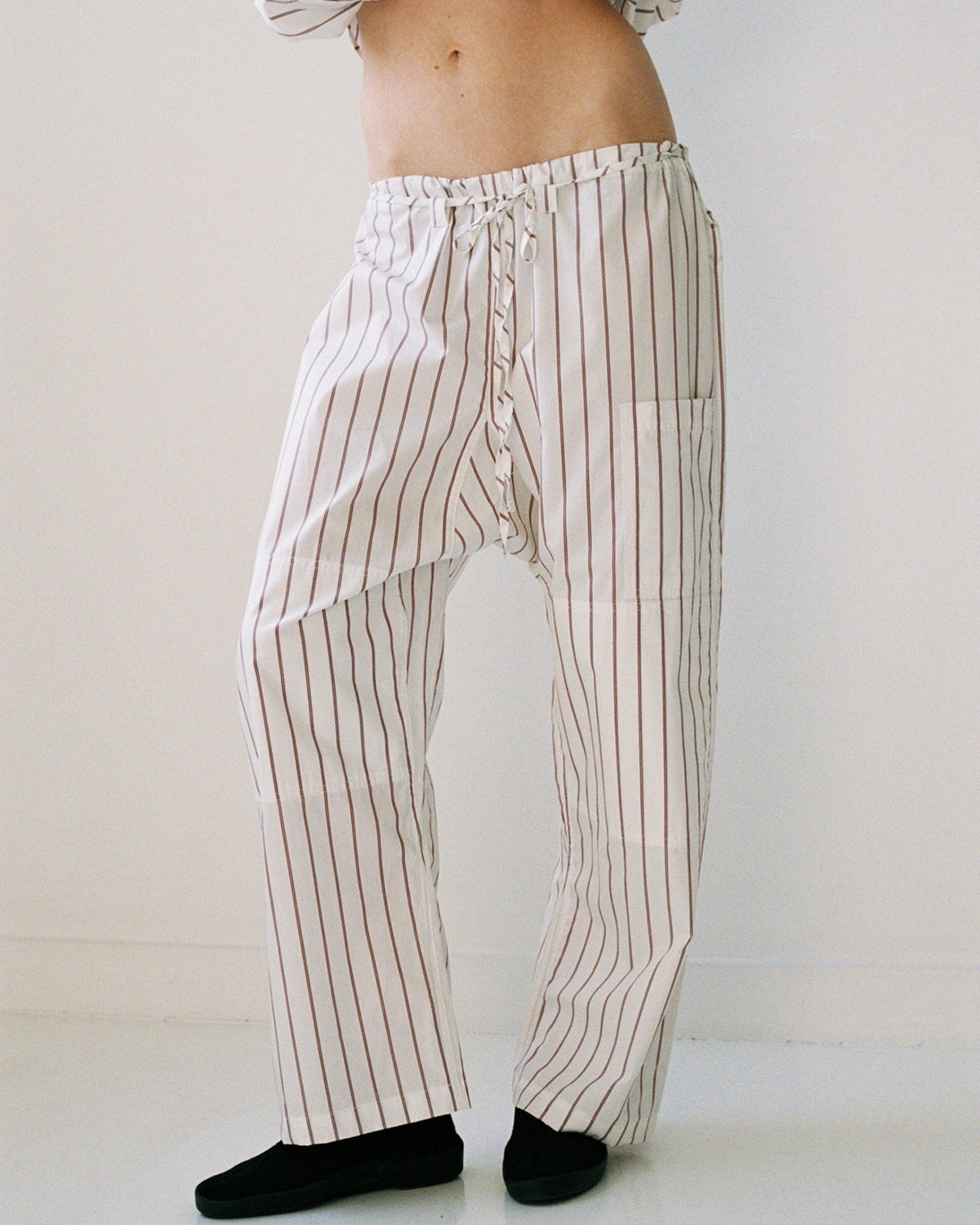 Gil Rodriguez: Lou Pant - Burgundy Stripe