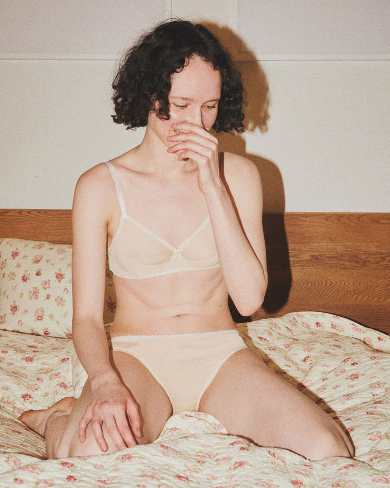Araks: Antonia Cotton Bralette - Undyed