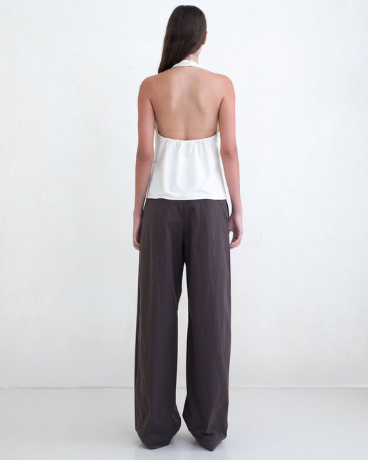 Belle Anna: Posie Halter Top - Butter