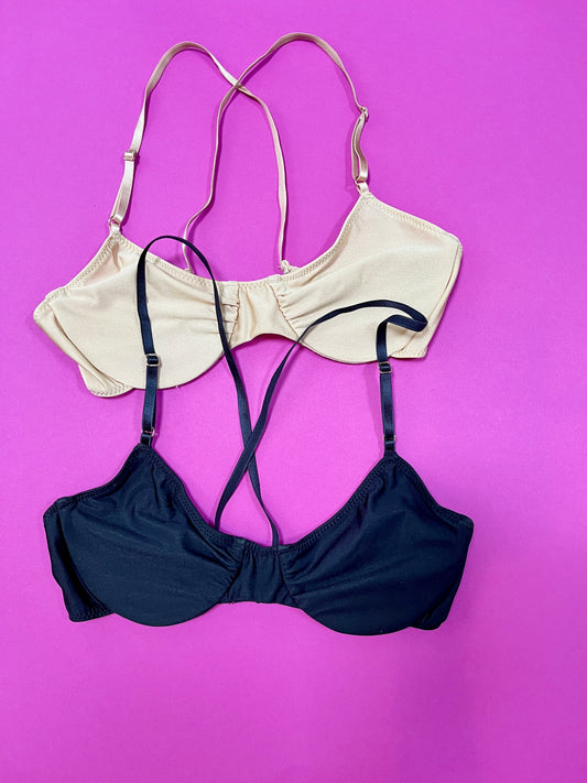 Only Hearts: Second Skins Racerback Bra - Beige