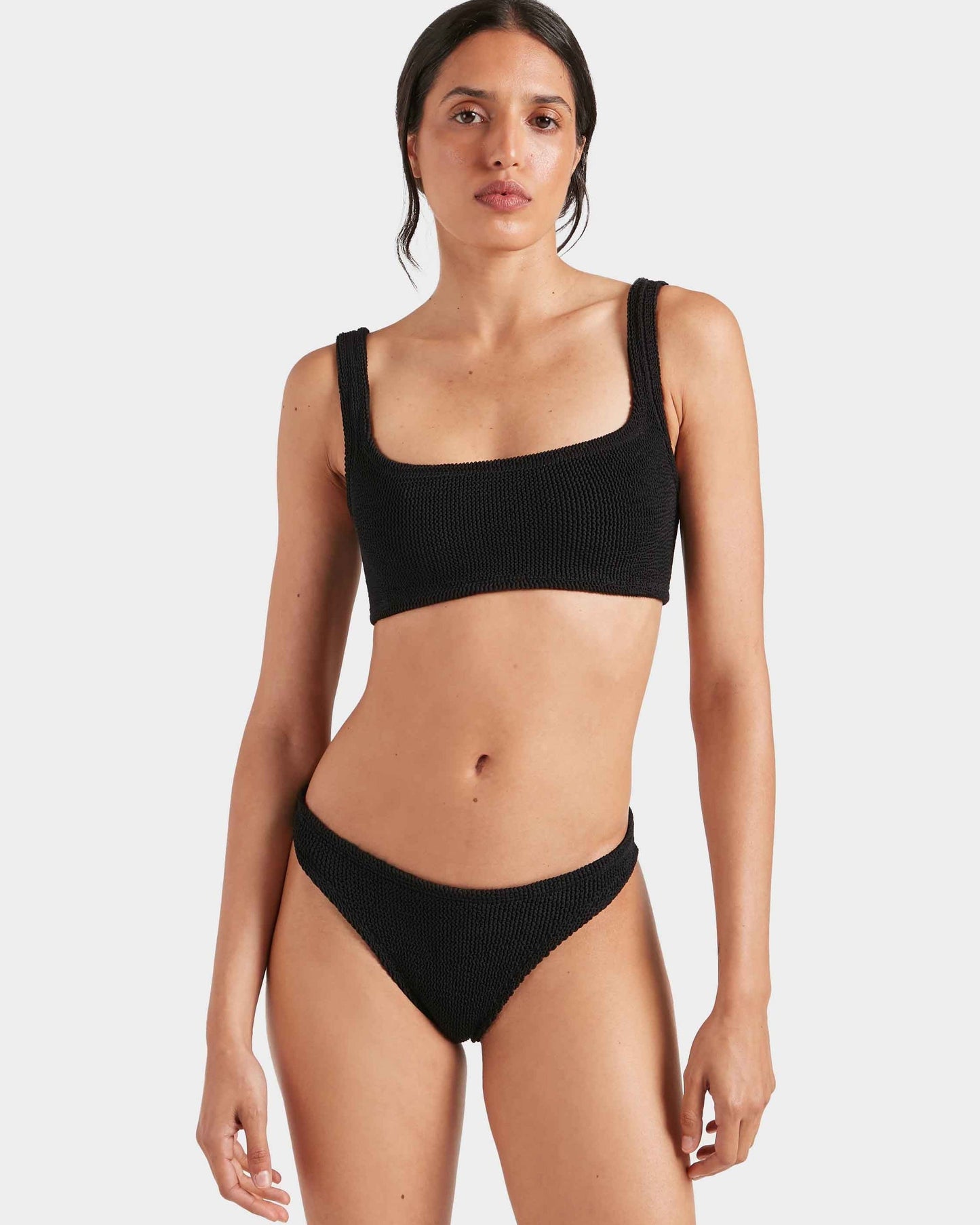 Hunza G: Xandra Bikini Set - Black