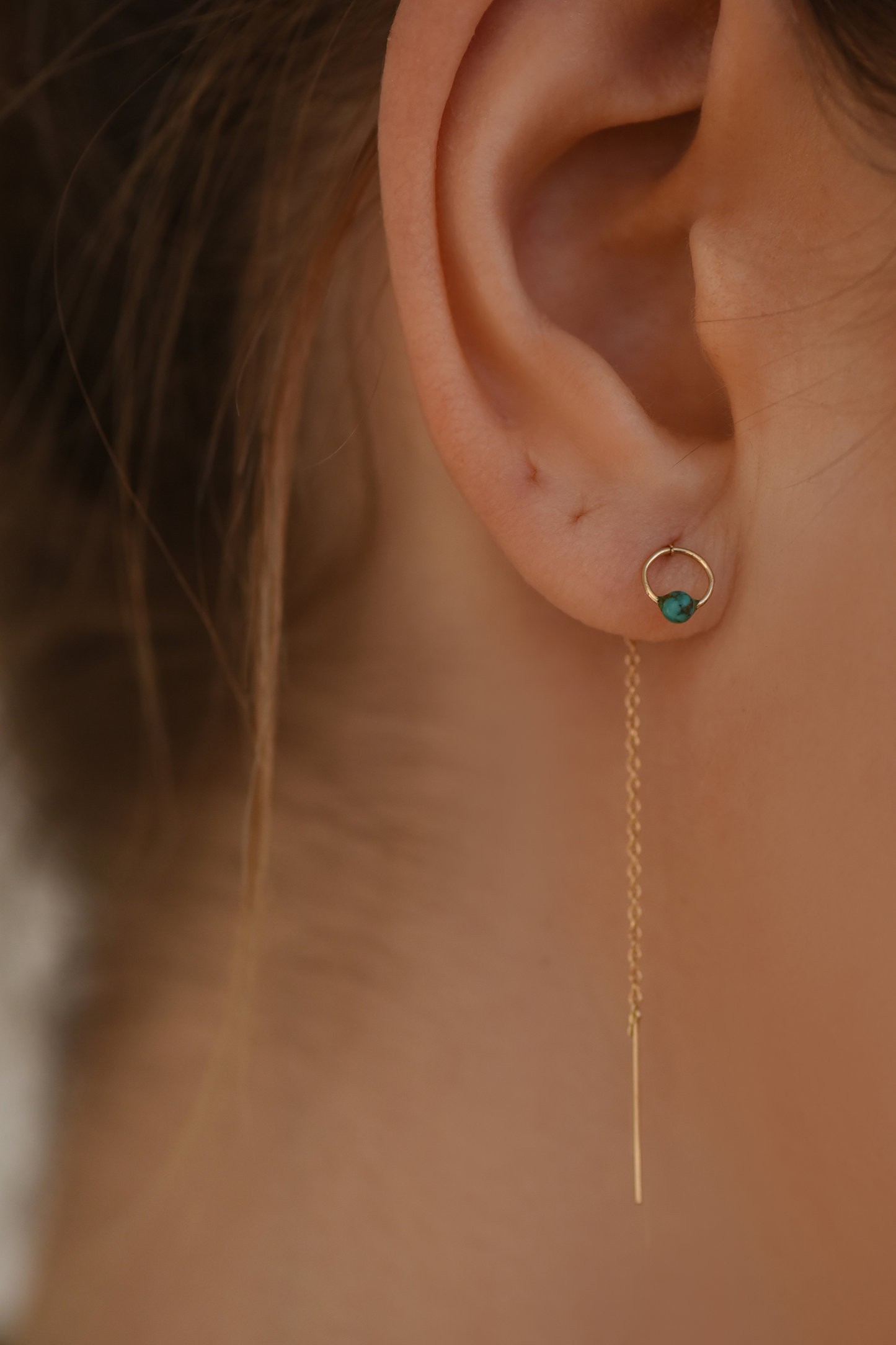8.6.4: Diyana Turquoise Threaded Earrings