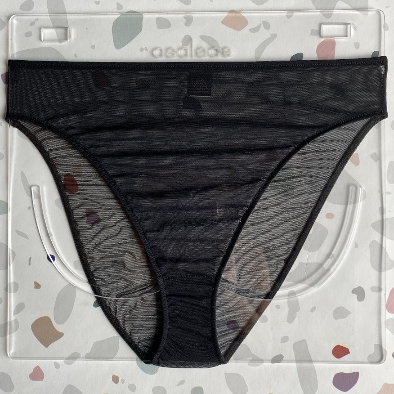 Only Hearts: Whisper High Cut Brief - Black