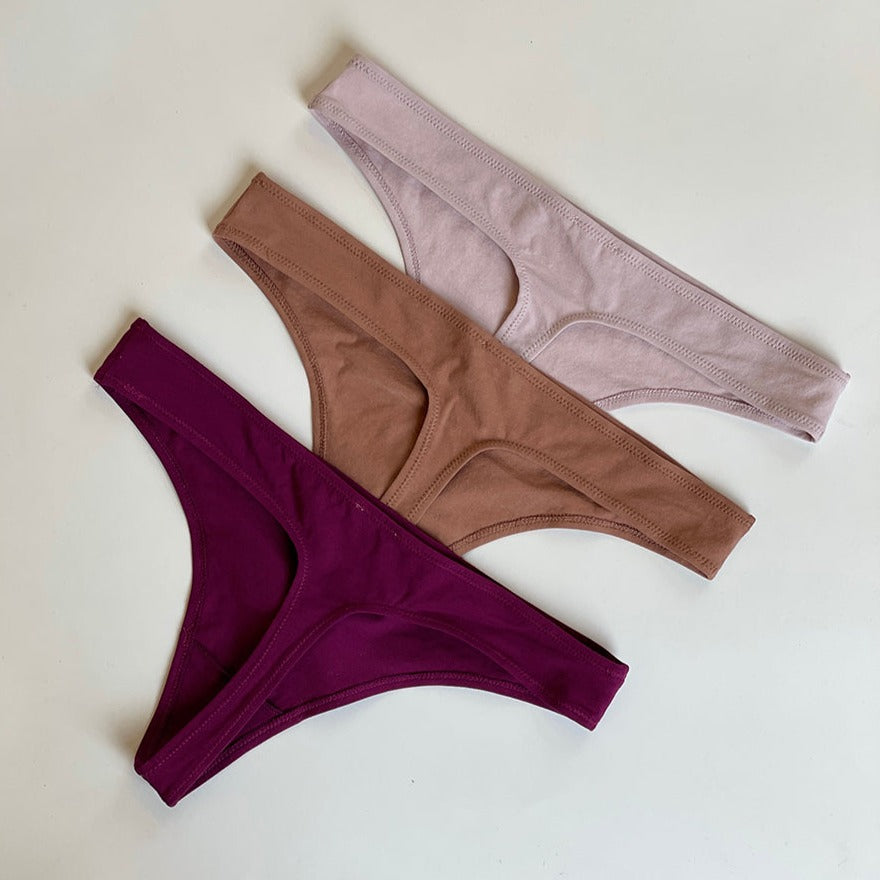 Skin: Genny Cotton Thong - Wild Orchid