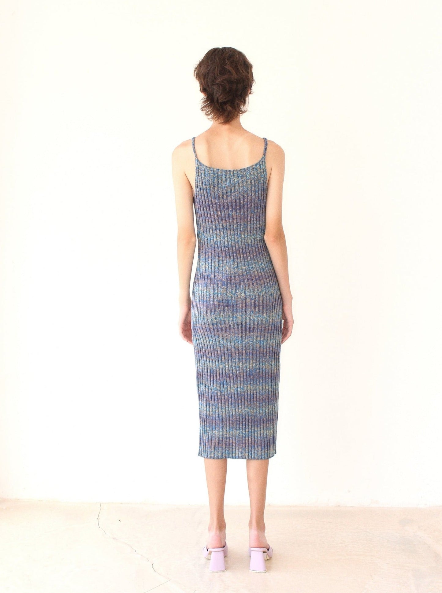 Studio Fantastique: Nikita Knit Tank Dress - Blue