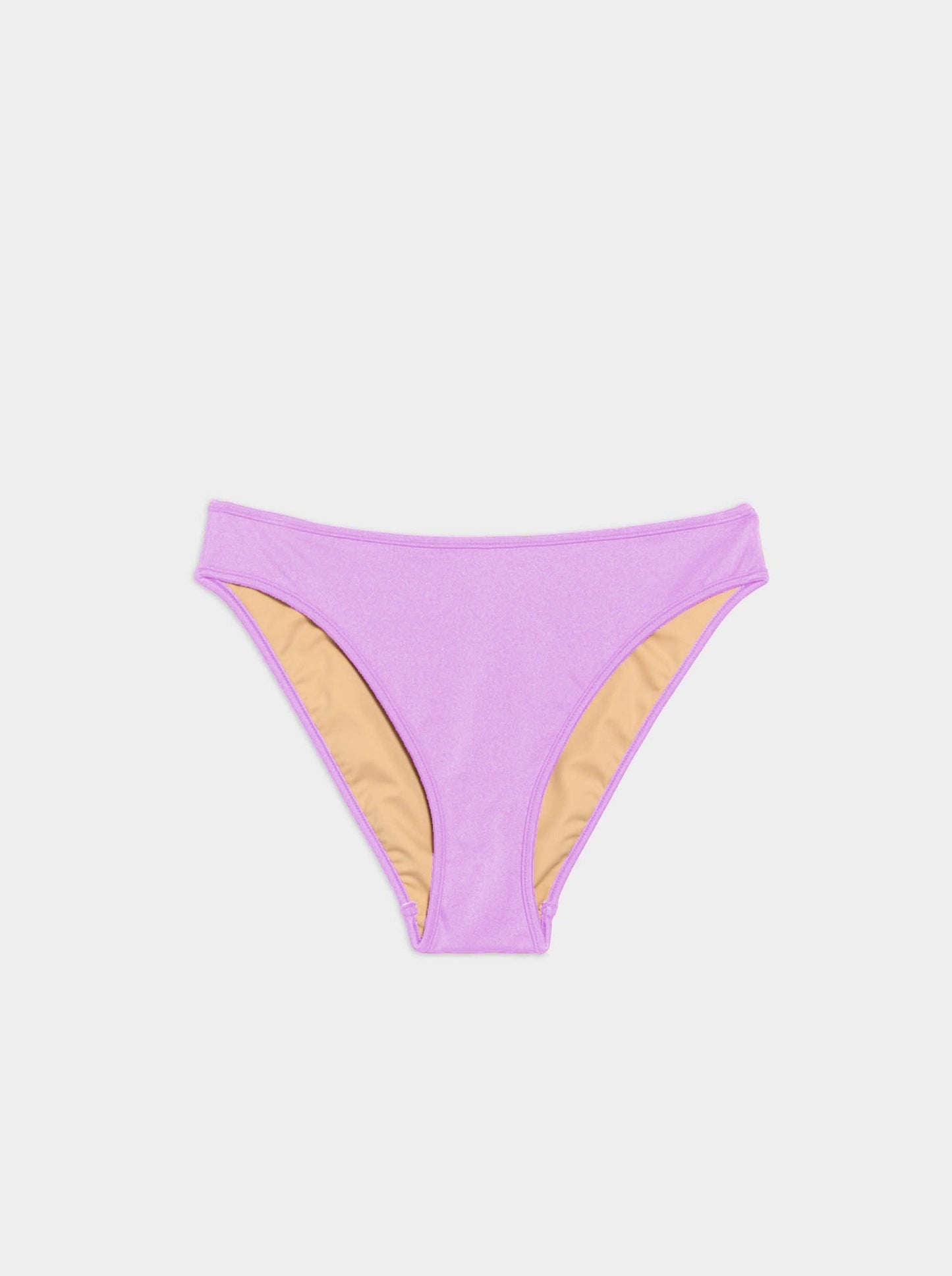 Nu Swim: Carly High-Cut Bikini Bottom - Lilac