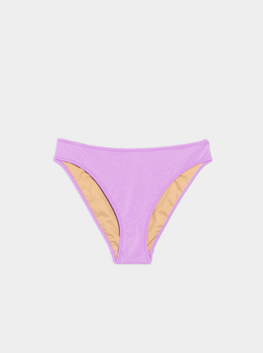 Nu Swim: Carly High-Cut Bikini Bottom - Lilac