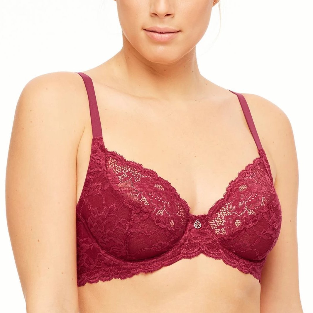 Montelle: Divine Full Cup Lace Bra - D+ Cups Only