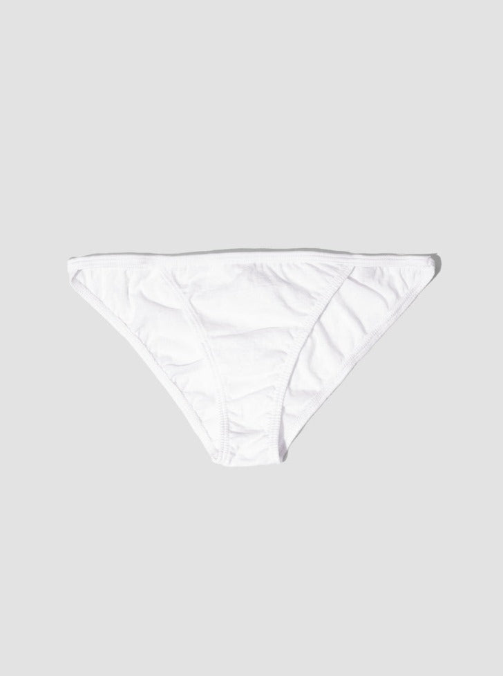 Oddobody: Organic Cotton String Bikini - White