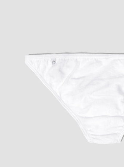 Oddobody: Organic Cotton String Bikini - White