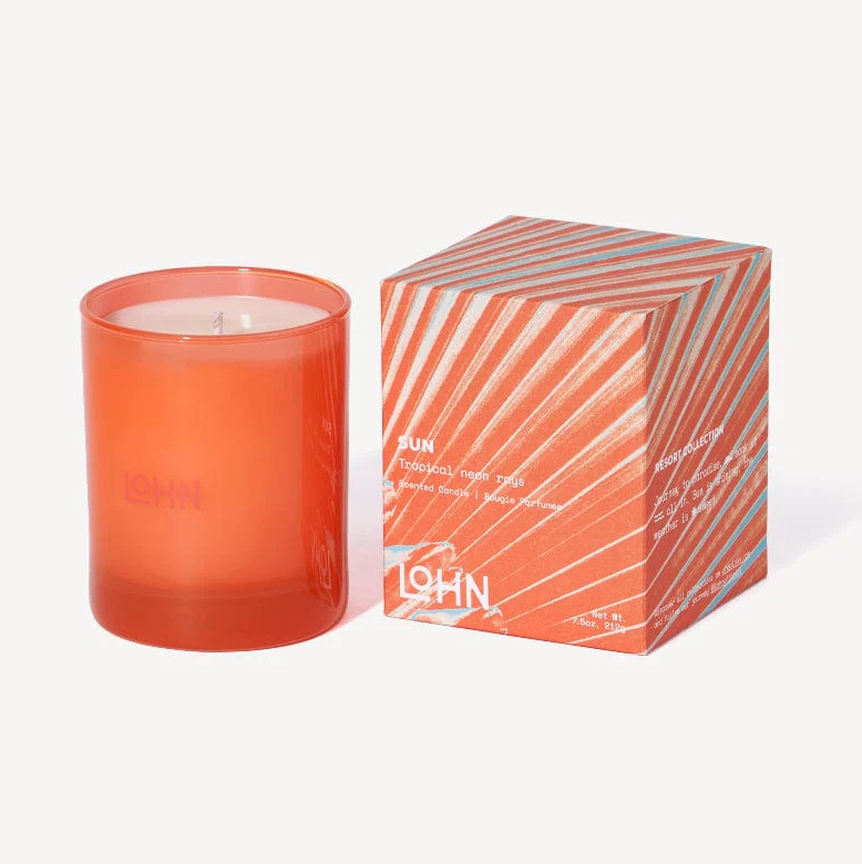 Lohn: Organic Coconut and Soy Candle - Resort