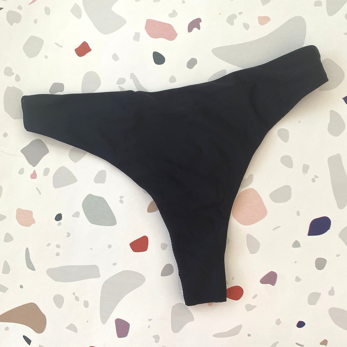 Acacia: Brazil Thong Bikini Bottom  - Ash