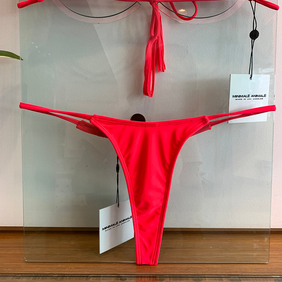 Minimale Animale: Wall Street Thong Bikini Bottom - XL