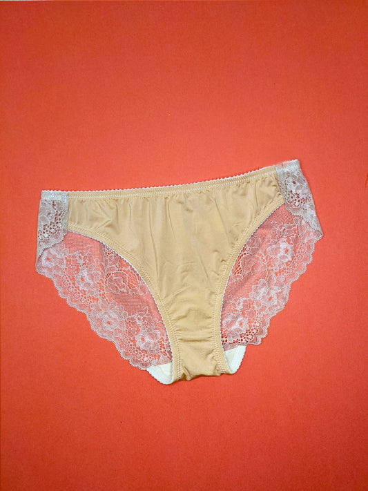 Fortnight: Ivy Classic Lace Brief - Champagne