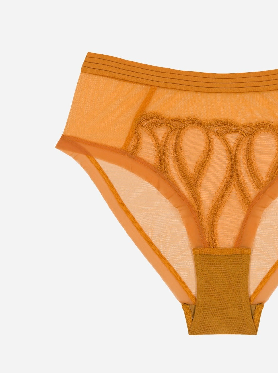 The Underargument: Unconditional Self Love High-Waisted Brief - Mustard