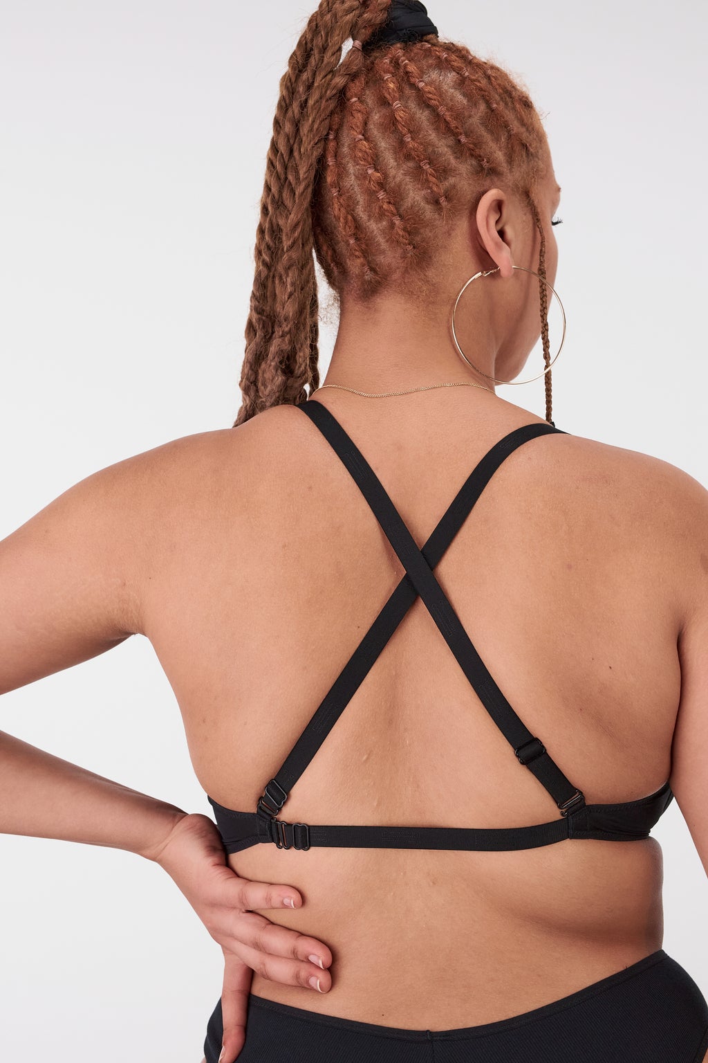 La Fille d'O: Changes Mono Wire Bikini Top - Black